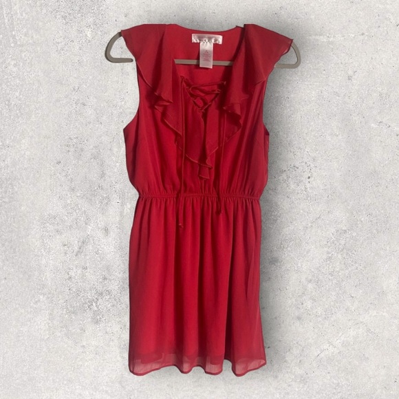 No Boundaries Dresses & Skirts - No Boundaries Pirate Style Dress Raspberry/Red Size Medium